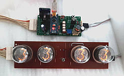 Плата з газорозрядними індикаторами ИН-1 для годин Nixie Clock
