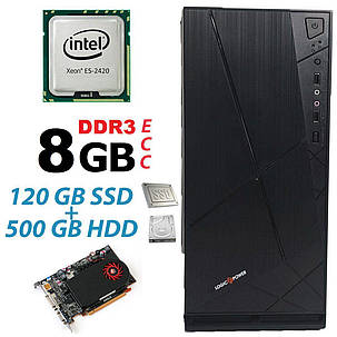 Logicpower 2013-400 Tower new / Intel Xeon E5-2420 / 6 (12) ядра по 1.9-2.4GHz / 8 GB DDR3 ECC / new 120 GB, фото 1