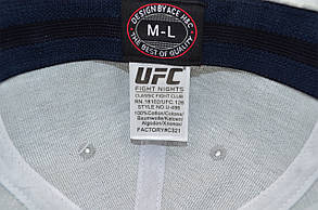 Кепка фулка Classic UFC 56-57 см світло-сіра (C 0919-436), фото 5