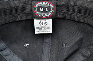 Кепка фулка Classic Philipp Plein 55-57 см чорна (C 0919-438), фото 3