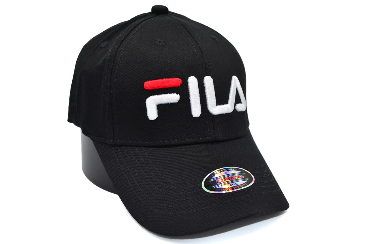 Кепка фулка Classic Fila 55-57 см чорна (C 0919-448)