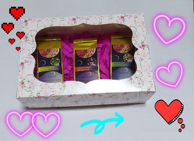 Подарочный набор на День влюбленных Lovely Space Идеи подарков на 14 февраля