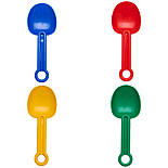 Совочок для піску, 21 см, зелений, пластик (JH1-002-4), фото 2