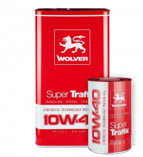 Напівсинтетичне моторне масло Wolver Super Traffic 10w40, 1л Для бензинових і дизельних двигунів, а так само на газі
