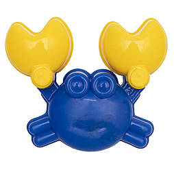 Пасочка - краб, 12x10,5x3 см, синій, пластик (JH2-002В-3)