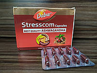 Стресском, Stresscom Ashwagandha, Дабур, 10 капсул