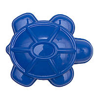 Формочка - черепашка, 9,3x7,6x2 см, синий, пластик (JH2-003-3)