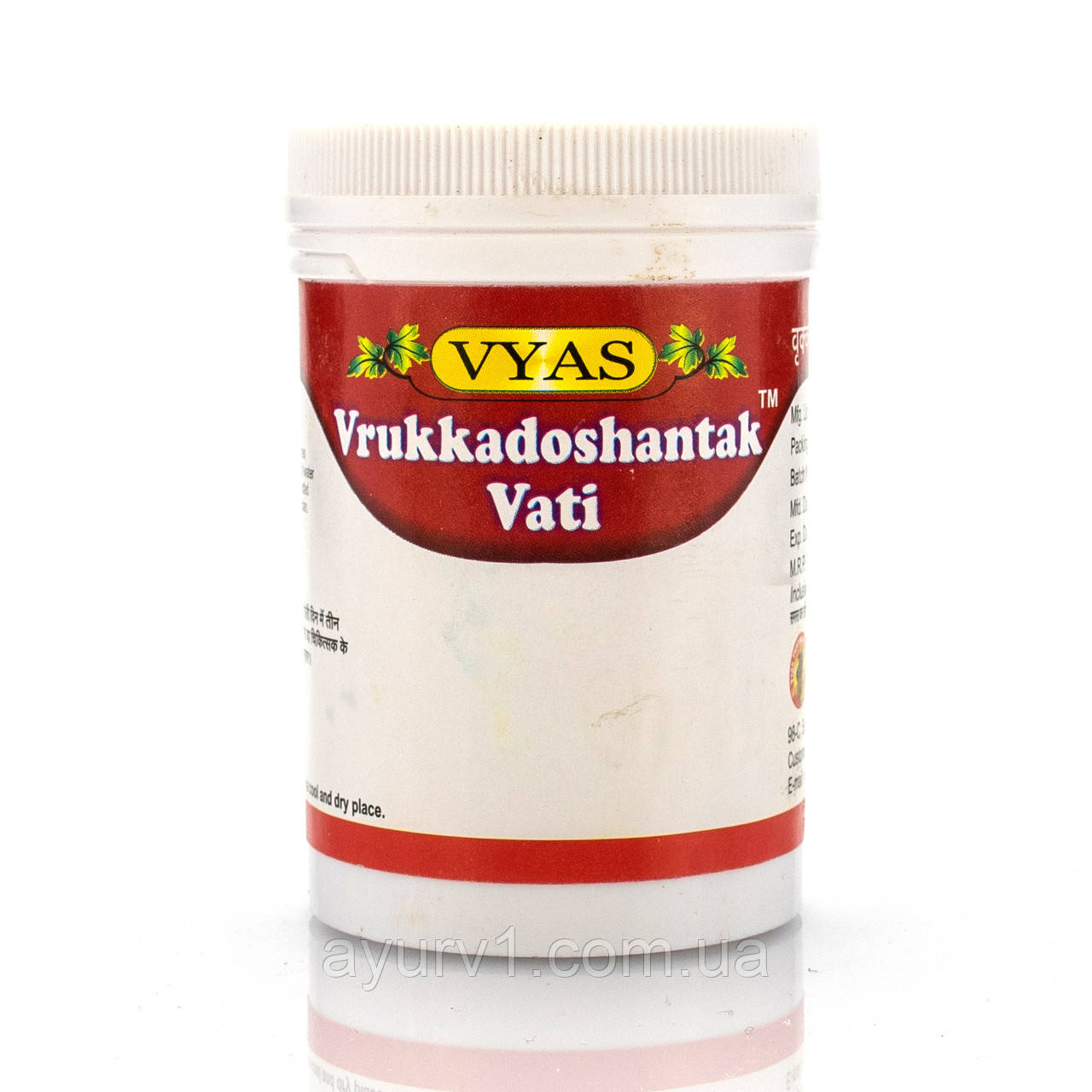Врукадошантак Вати/Vrukkadoshantak Vati/100 таб. інфекції сечостатевих шляхів, каміння в нирках