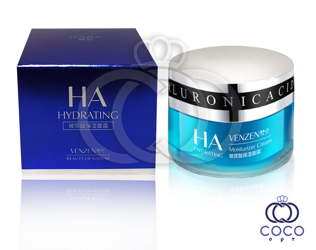 Крем для обличчя Venzen HA Hyaluronic Acid Cream з гіалуронової кислотою
