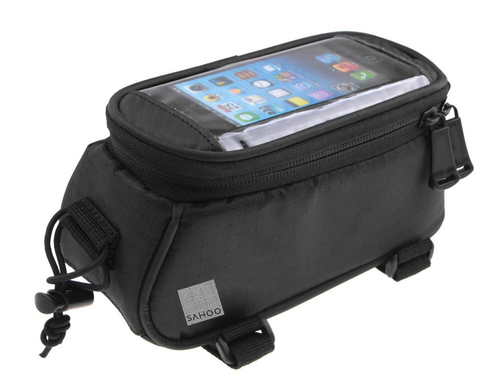 Сумка велосипедна під смартфон Sahoo T12496L-CA5-SA 0,9 л Чорний