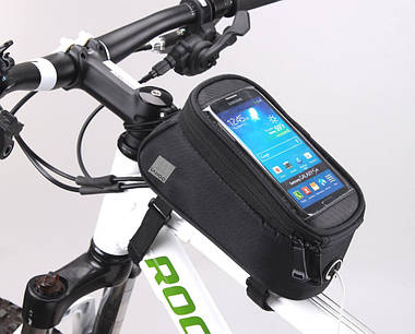 Сумка велосипедна під смартфон Sahoo T12496L-CA5-SA 0,9 л Чорний, фото 4