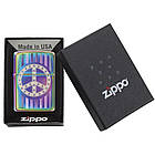 Запальничка Zippo 29435 Rivet Peace Sign Spectrum хамелеон 29435, фото 6