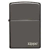 Зажигалка Zippo 150ZL Zippo Logo черная