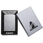 Запальничка Zippo 1941 Brushed Chrome Матовий хром, фото 5
