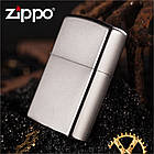 Зажигалка Zippo 205 Satin Chrome серая 205, фото 2