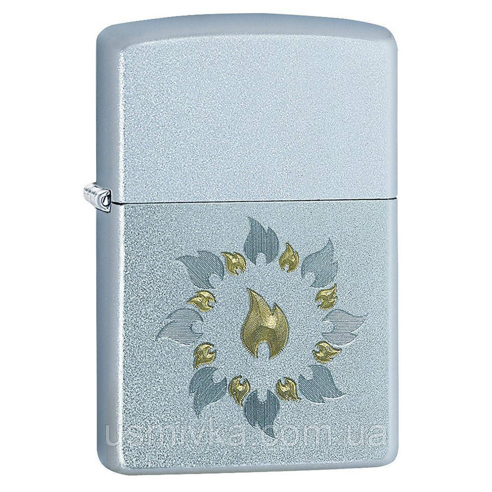 Запальничка бензинова Zippo 21192 Ring Of Fire (Кільце вогню)., фото 1
