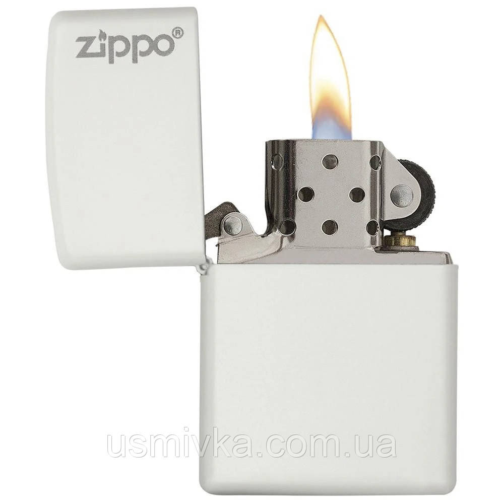 Зажигалка Zippo 214ZL белая - фото 3 - id-p323933727