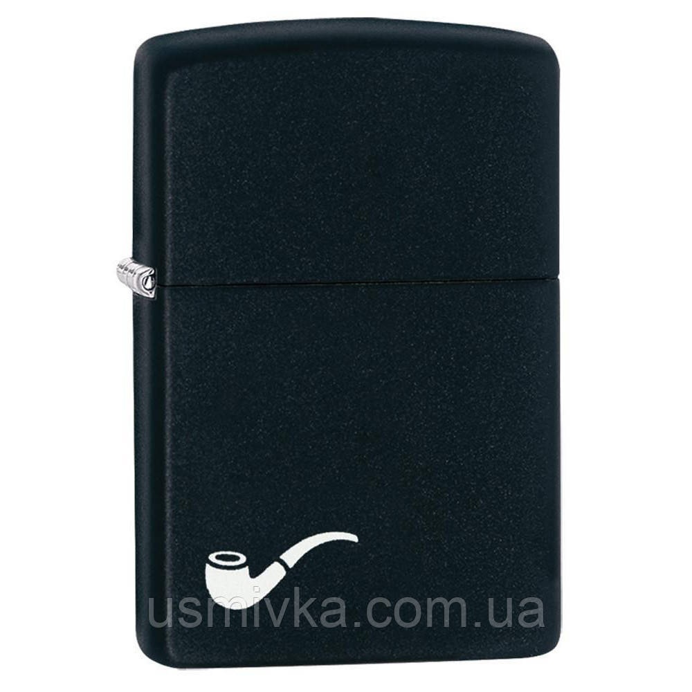 Запальничка Zippo 218PL BLACK MATTE Чорна матова 2181612, фото 1