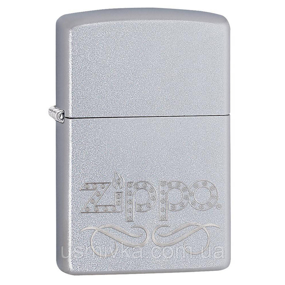 Запальничка бензинова Zippo 24335 ZIPPO LOGO (Логотип Zippo), фото 1