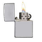 Зажигалка Zippo 250 Chrome серая 250, фото 5
