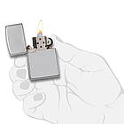 Зажигалка Zippo 250 Chrome серая 250, фото 6