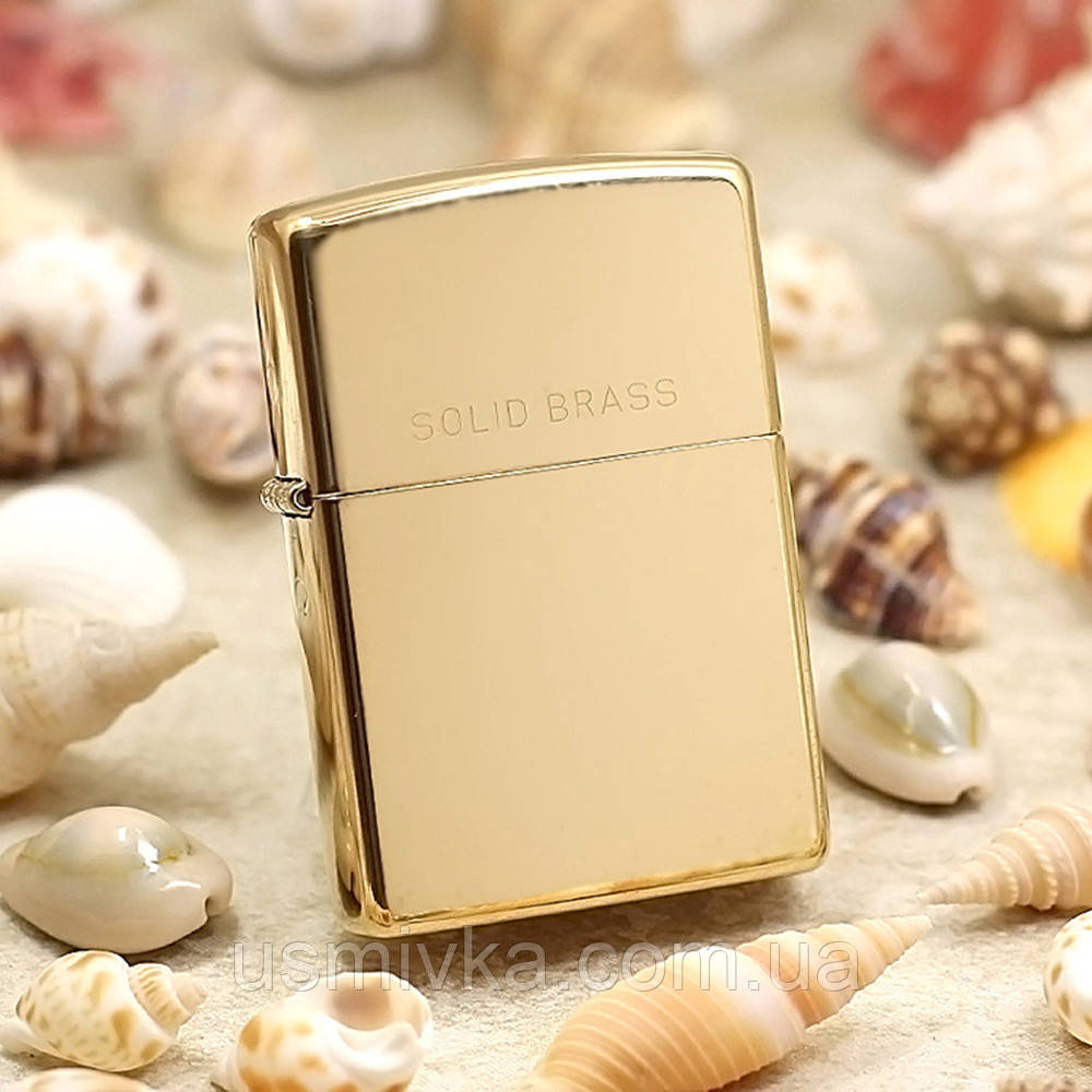 Зажигалка Zippo 254 BRASS (Латунь) - фото 2 - id-p323932729