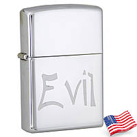 Зажигалка Zippo 21033 Evil серая