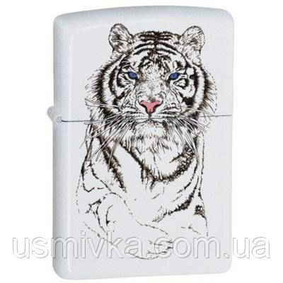 Зажигалка Zippo 24810 TIGER WHITE - фото 1 - id-p323932895