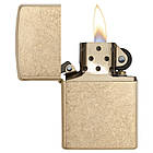 Запальничка Zippo 28496 Armor™ Tumbled Brass жовта, фото 3