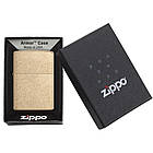 Запальничка Zippo 28496 Armor™ Tumbled Brass жовта, фото 5