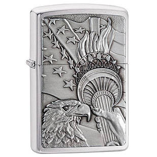 Запальничка Zippo 20895 Patriotic сіра 20895