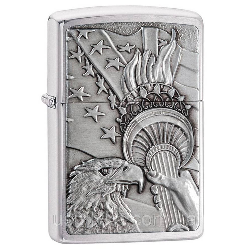 Запальничка Zippo 20895 Patriotic сіра 20895