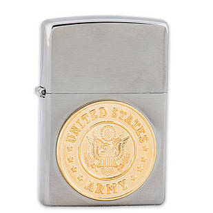 Запальничка Zippo 280ARM ARMY сіра 28011813