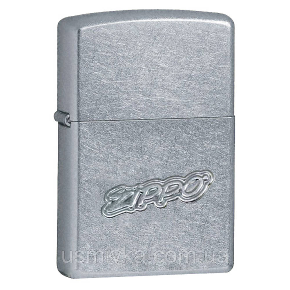 Запальничка Zippo 24364 ZIPPO LOGO сіра 24364, фото 1