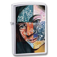 Запальничка Zippo 24404 FACE GIRL сіра 24404