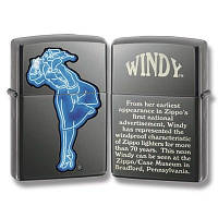 Зажигалка Zippo 24482 Collection Windy Black Ice черная 24482