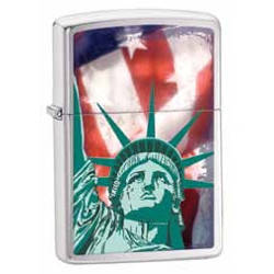 Запальничка Zippo 28282 Statue Of Liberty сіра 28282