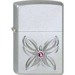 Запальничка Zippo 420.058 Butterfly сіра 420058