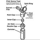 Оригінальний Брелок-каністра Zippo., фото 5