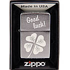 Запальничка Zippo 200 Brushed Chrome Матовий хром 200506, фото 2