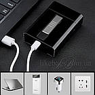 Запальничка usb з футляром герб України в подарунковій упаковці US-369U1, фото 5