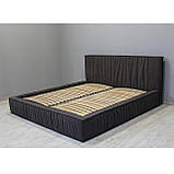 Ліжко Кампарі, коричневий велюр, фото 2