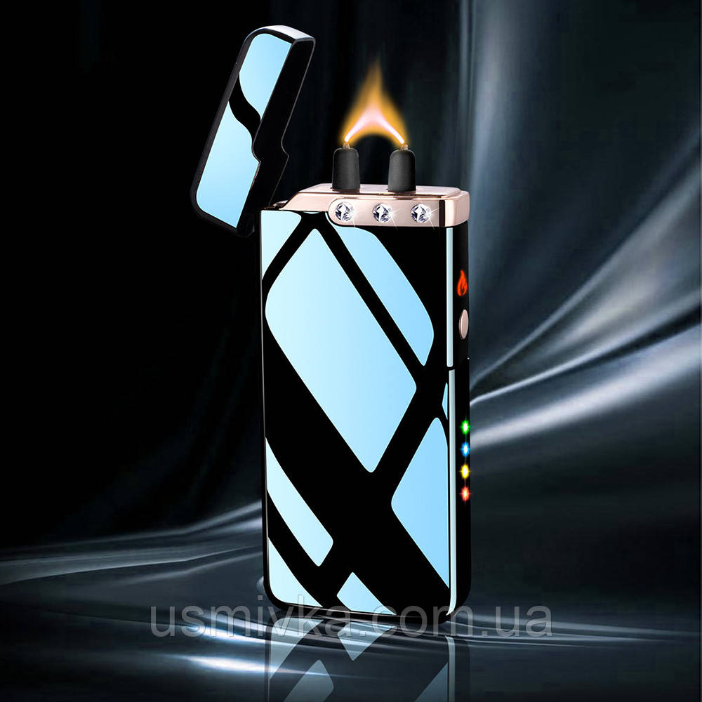 Запальничка usb електроімпульсна + сенсор 33572