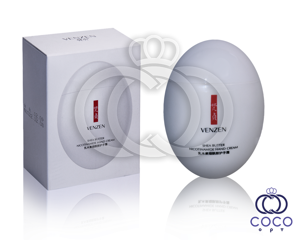 Крем для рук Venzen Shea Butter Nicotinamide Hand Cream з нікотинамідом і олією Ши, фото 1