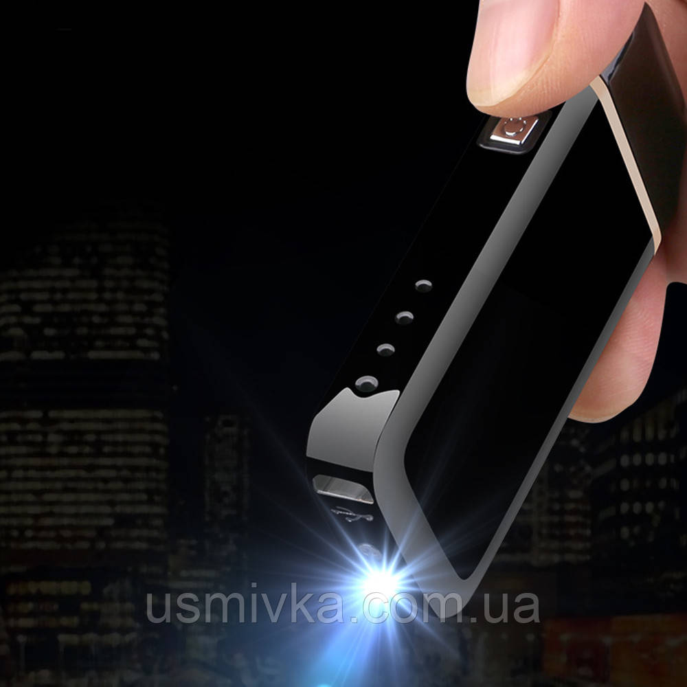 Электроимпульсная зажигалка USB в подарочной упаковке US-473B - фото 3 - id-p1107799639