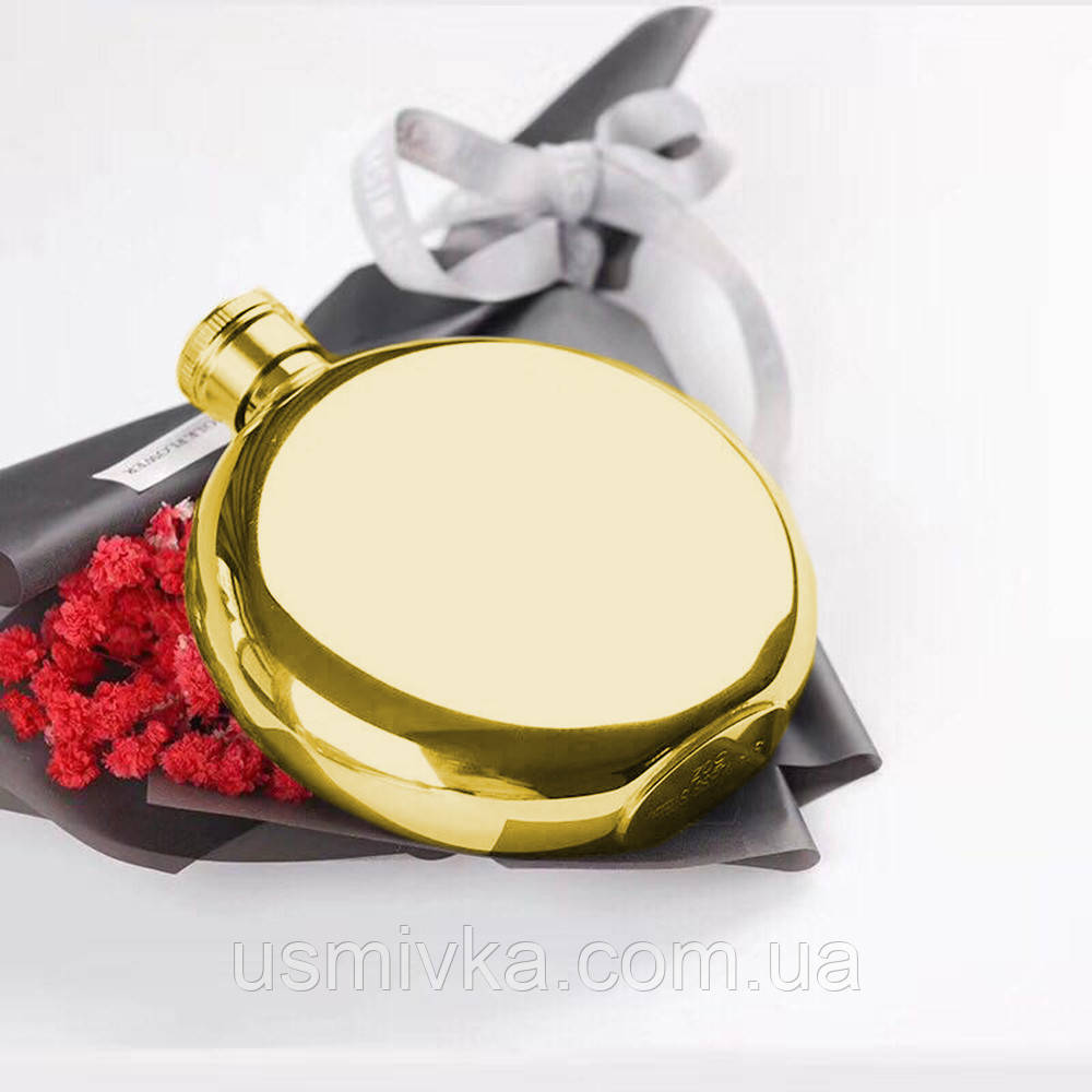 Кругла фляга 8 oz, фото 1