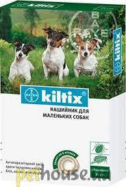 Нашийник Килтикс від бліх та кліщів для дрібних порід собак, 35 см