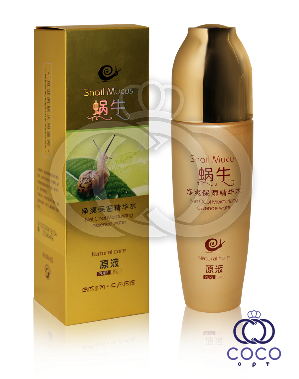 Есенція-тонер для обличчя з екстрактом равлика Snail Mucus Net Cool Moisturizing Essence Water 130 мл