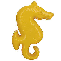 Формочка - морський коник, 20,5x13,5x4 см, жовтий, пластик (JH2-011-1)