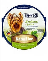 Консерва для собак Happy Dog NaturLine Ягненоком с Рисом 85 грамм